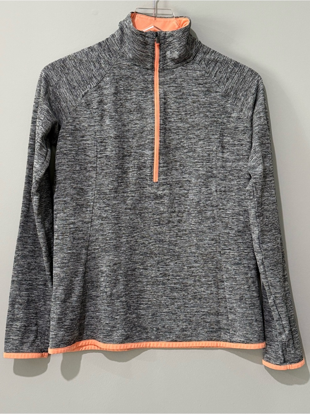 Womens UNDER ARMOUR 1/2 Zip HeatGear Fitted Top Size Small